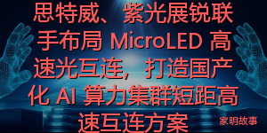 思特威、紫光展锐联手布局 MicroLED 高速光互连，打造国产化 AI 算力集群短距高速互连方案